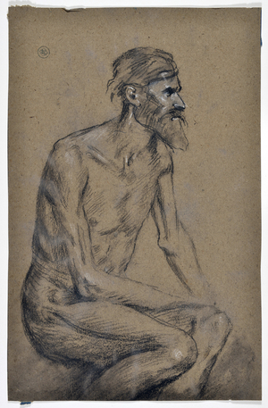 Study of Seated Man (drawing)