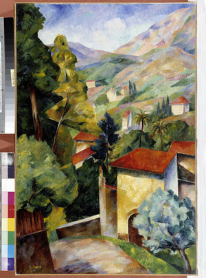 Midday Landscape, 1918 (oil on canvas)