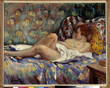 reclining nude  (painting)