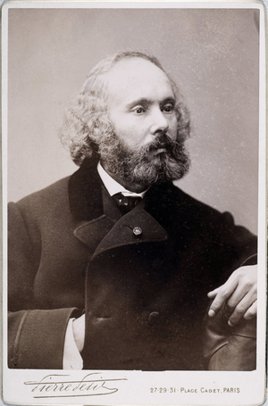 Portrait of Felicien David. French composer 1810-1876.