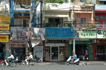 View of a street in downtown Ho Chi Minh City (Ho-Chi Minh City), Vietnam. 2006
