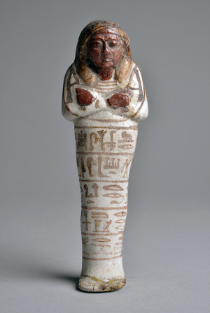 Ushhabti - Ouchebti on behalf of Meri-Ptah (Meri Ptah) - 19th dynasty (1296 to 1186 BC) - Egypt Statuette. - Dim in cm 17,1x5,5x3,4 - Inventory number 370, Musee d'Archeologie Mediterraneenne, Marseille