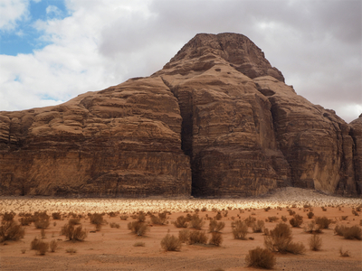 Jordan: Landscape in Wadi Rum. World Heritage in 2011