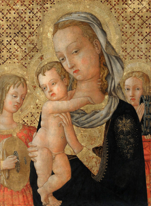 The Virgin and Child, detail (painting)