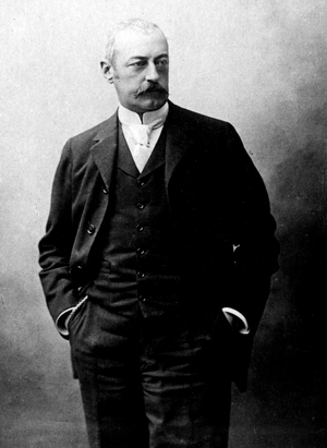 Portrait of Pierre Waldeck Rousseau (Waldeck-Rousseau, 1846-1904), French lawyer and politician. Photography late 19th century.