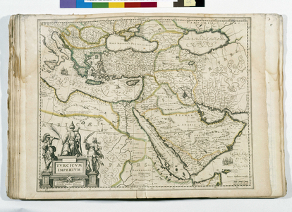 The Ottoman Empire: Saudi Arabia, Greece, Egypt, Cyprus, Lebanon, Syria, Anatolia... map of Nicolas and William Sanson of Abbevile. Municipal library of Marseille. 17th century