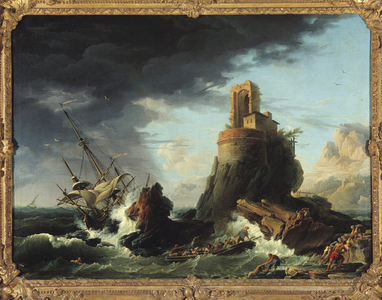 Scene of a Storm, 1756 (oil on canvas)