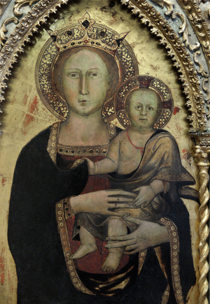 The Virgin and Child, detail (painting)