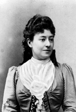 Portrait of Julia Bartet (Jeanne Julie Regnault dit) (1854-1941), French comedian, member of the Comedie Francaise. Photography late 19th century.