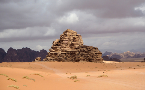 Jordan: Landscape of Wadi Rum. World Heritage in 2011