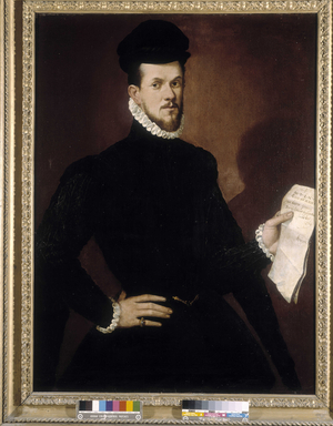 Portrait of Man, 1566 (oil on canvas)