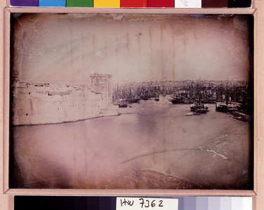 View of the port of Marseille Anonymous photography. 1846 approx. Sun. 16x24 cm Musee Cantini, Marseille