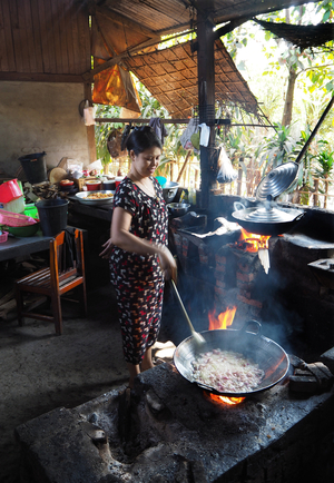 Myanmar - Burma: Cooking on the Hpa-An Road