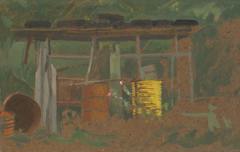 Junk at Etaule, 2004 (oil on isorel)
