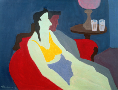 Pale Women and Dark Men, 1946 (oil on canvas)