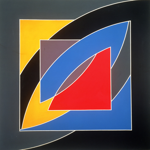 River of Ponds, 1968 (acrylic on canvas)