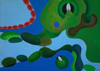 Red Beads, 2009 (oil on canvas)