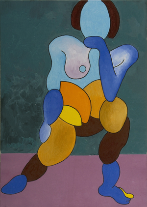 Aging Model, 2008 (oil on canvas)