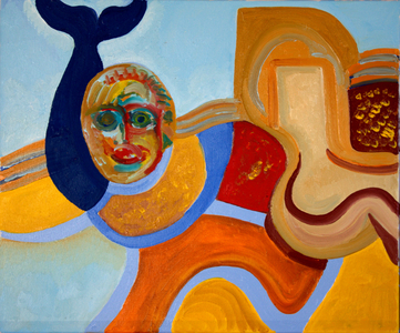 The Killer of the Dolphin, 2009 (oil on canvas)