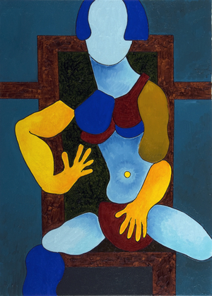 Girl with an Expensive Bikini, 2007b (oil on canvas)