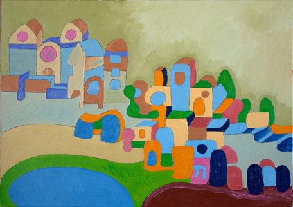 Artists' Colony, 2010 (oil on canvas)