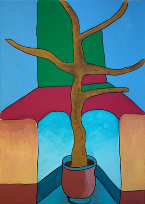 The Bonsai hasn't been watered, 2009 (oil on canvas)