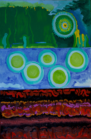 Code, 2009 (oil on canvas)