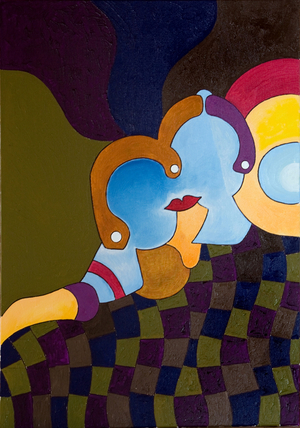 Alone Together, 2007 (oil on canvas)