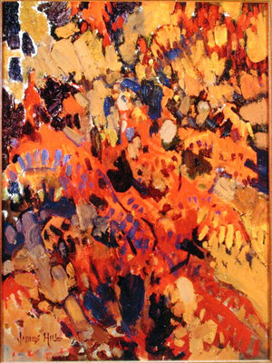 Sumachs (oil on canvas)