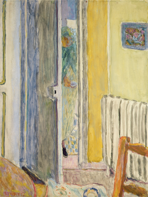 A Woman entering the Living Room, 1942 (gouache on paper)