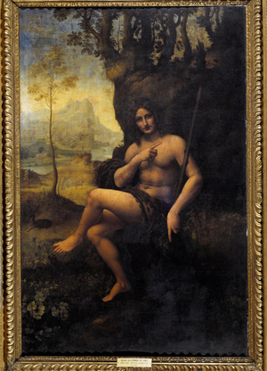 Bacchus, 1510-1515 (Painting on wood transposed on canvas, 1510-1515 (oil on canvas)