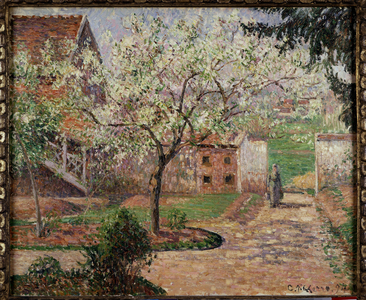 Garden In Eragny, 19th century (oil on canvas)