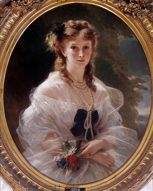 Portrait of the Duchess of Morny, Princess Troubestkoy, 19th century (oil on canvas)