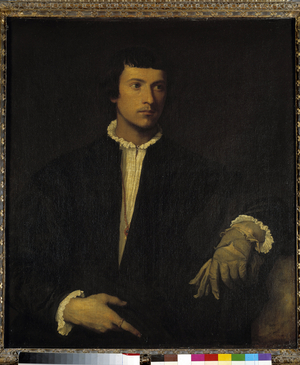 The Man with a Glove, c.1520 (oil on canvas)