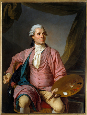 Portrait of the Painter Joseph Marie Vien (1716-1809), 1784 (oil on canvas)