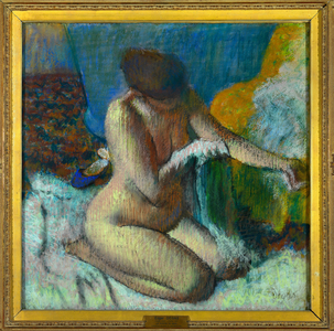 La sortie du bain (Pastel)