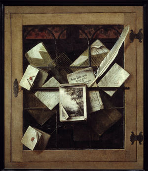 Trompe L'Oeil To The Window, 17th century (oil on canvas)