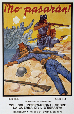 'No Pasaran', Spanish Civil War (print)