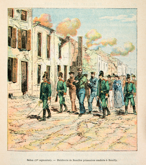 French and Germans, Anecdotal History of the War of 1870-1871, 1888 (engraving)