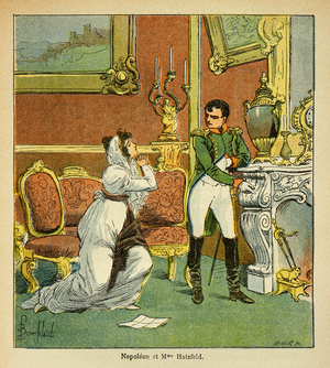 Illustration for  'The Memorial of Saint Helene' by Count Emmanuel de Las Cases (lithograph)