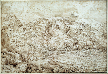 Landscape of the Alps, 1553 (drawing)