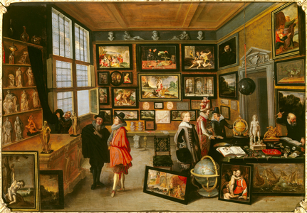 The amateur practice called the Gallery of Art Objects, 1637 (oil on canvas)