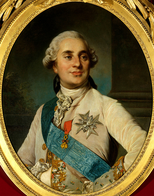 Portrait of Louis XVI (1754 - 1793), King of France, 18th century (oil on canvas)