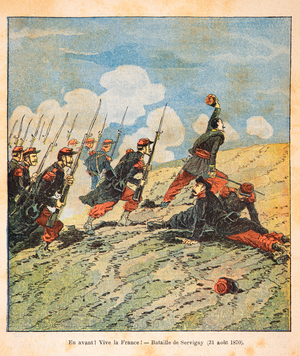 French and Germans, Anecdotal History of the War of 1870-1871, 1888 (engraving)