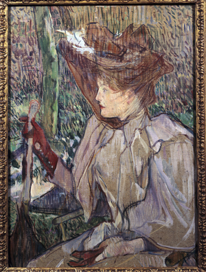 Honorine Platzer, 1891 (oil painting on cardboard)