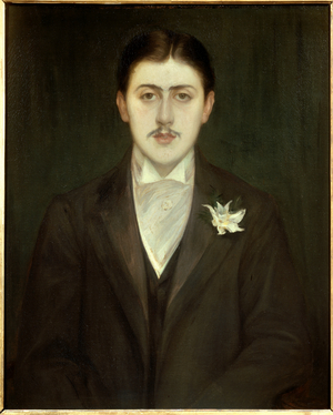 Portrait of Marcel Proust (1871-1922), French writer (oil on canvas)