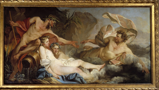 Ulysses On The Island Of Phaecians, 18th century (oil on canvas)