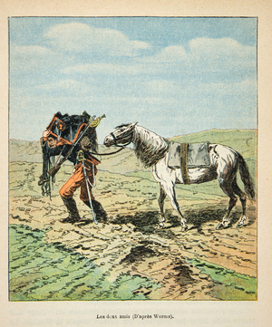 French and Germans, Anecdotal History of the War of 1870-1871, 1888 (engraving)