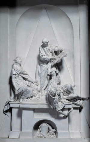 Project for the tomb of Francois Marie Arouet (1694-1778), French writer and philosopher, 18th century (marble)