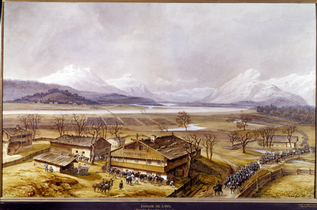 Passing the Inn on December 9, 1800 at 8 am, 1837 (w/c on paper)